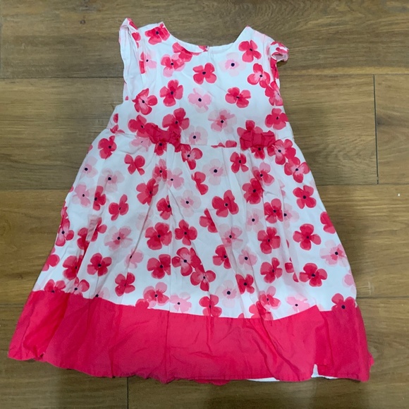 Pink and White Flowered Dress - Picture 1 of 5
